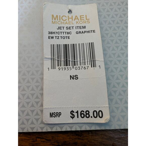 Michael Kors Tote – Graphite Nylon Silver Hardware Everyday Durable Tote185 - Picture 11 of 11